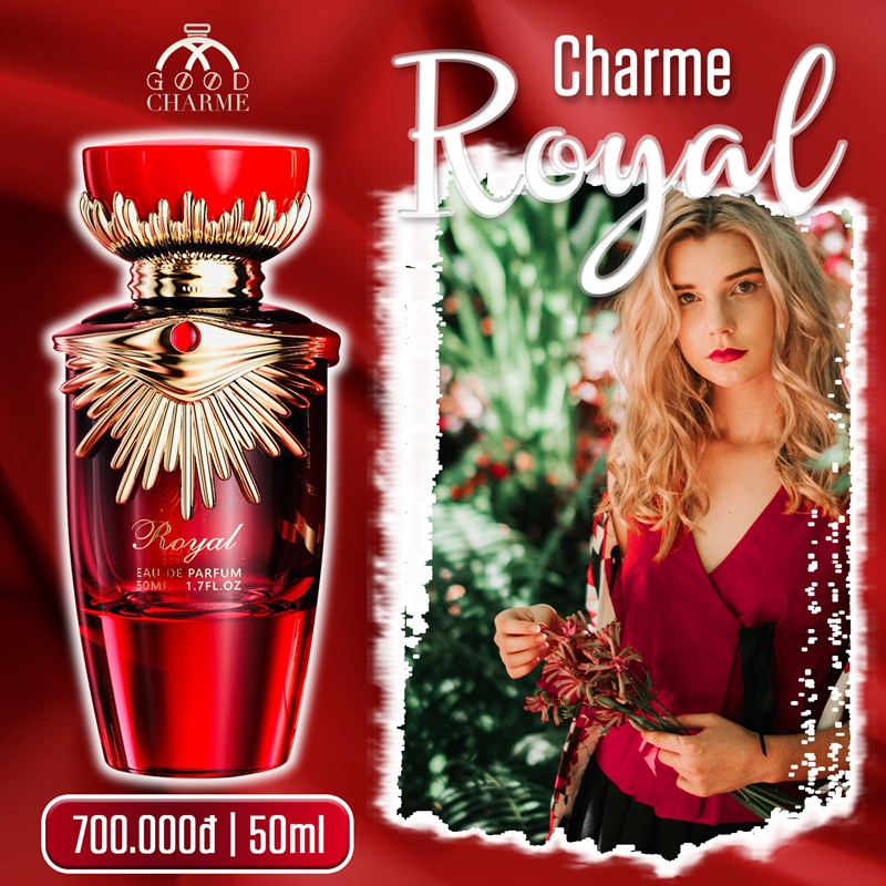 Nước Hoa Nữ Cao Cấp GOOD CHARME ROYAL 50ml Lưu Hương Lâu Quý Tộc, Sang Trọng_Nước Hoa Chính Hãng