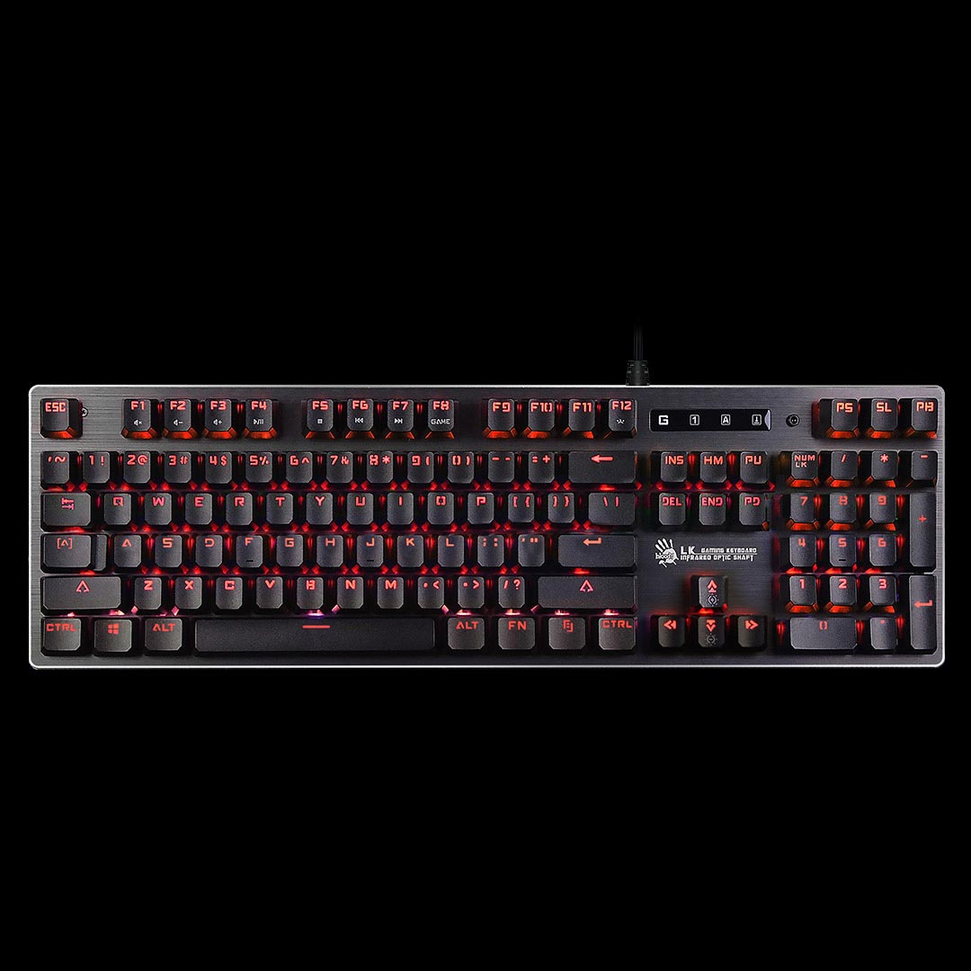 Bàn phím cơ Gaming Có Dây A4Tech Bloody B760 Full Light Strike Gaming Keyboard - Hàng Chính Hãng