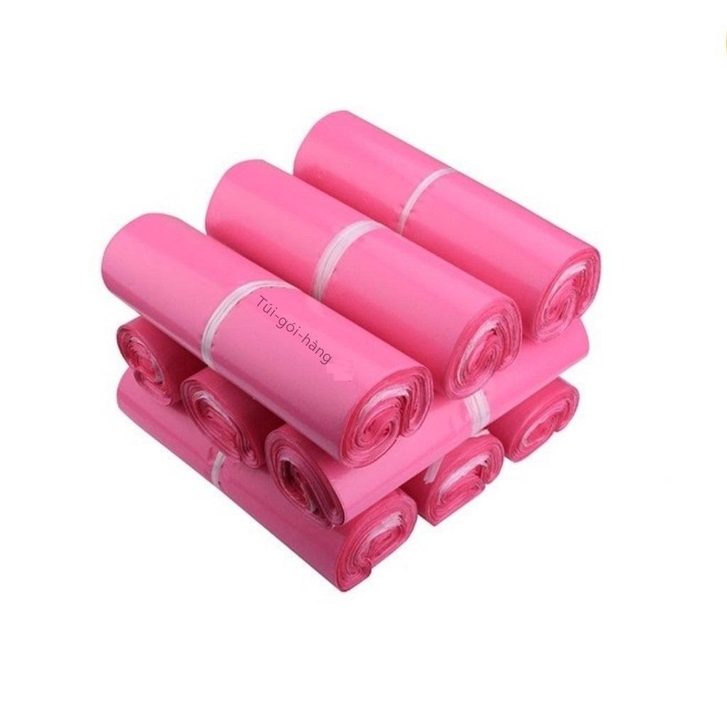 Túi Đóng Hàng Túi Gói Hàng Niêm Phong Chất Lượng Thông Dụng Size 20x30 Màu Hồng Baby 100 túi