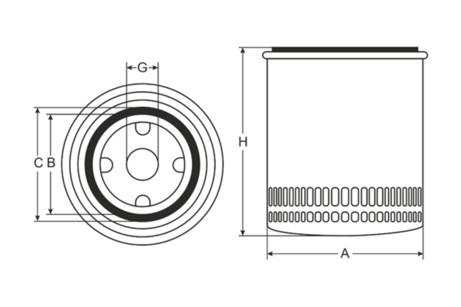 Lọc dầu động cơ SCT-GERMANY SM 143 xe Ford Fiesta Sport+, Focus; Toyota Camry, Fortuner, HiAce, Innova, Land Cruiser