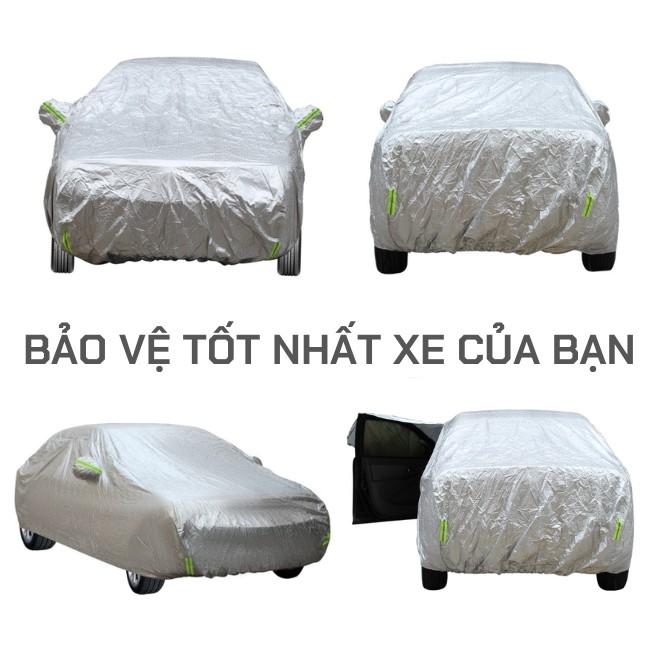 Bạt Phủ Xe Cao Cấp Tráng Nhôm, Chống Nắng - Mưa, Trầy Xước