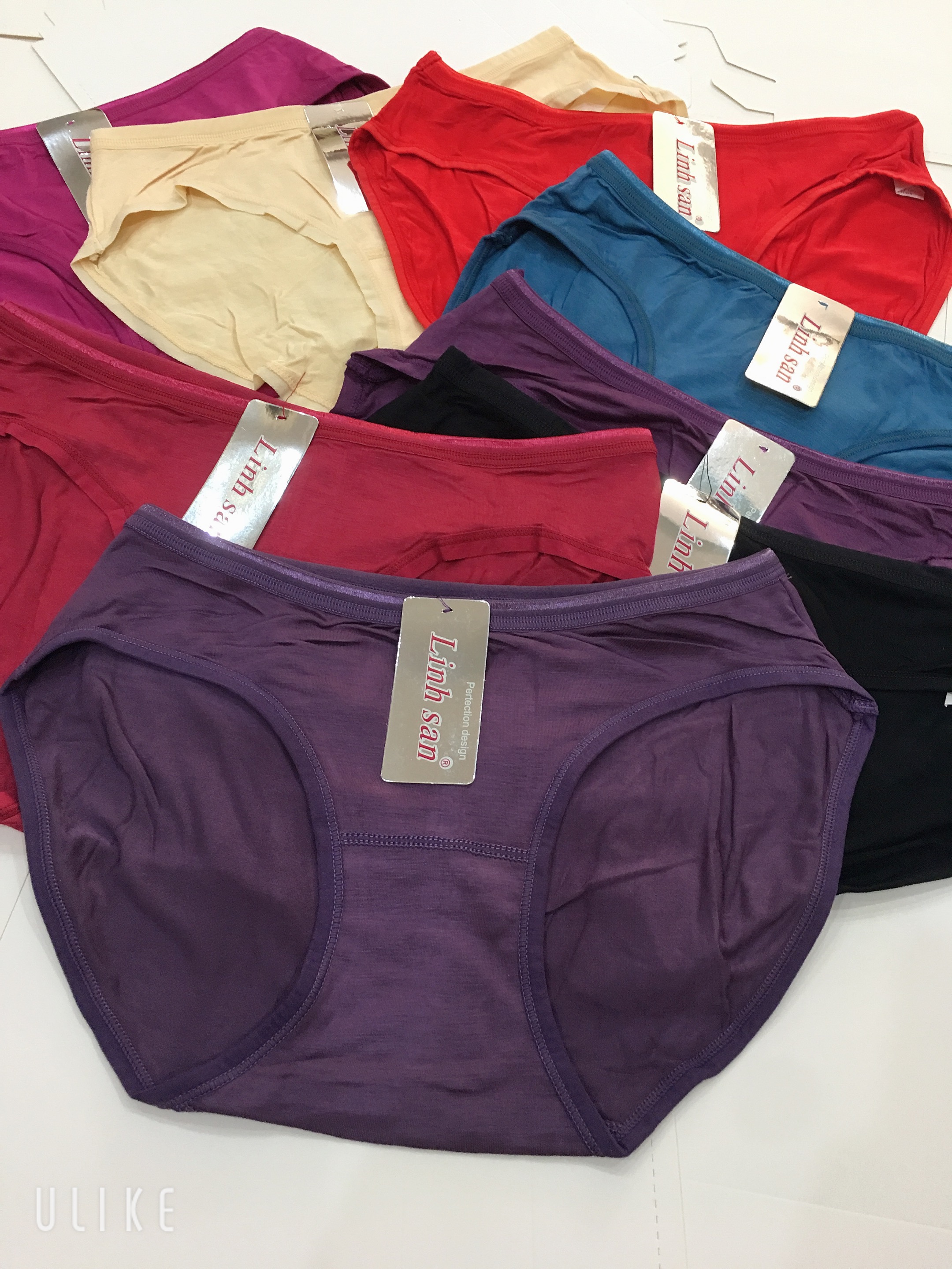 combo 10 chiếc quần lót cotton nữ dáng cơ bản