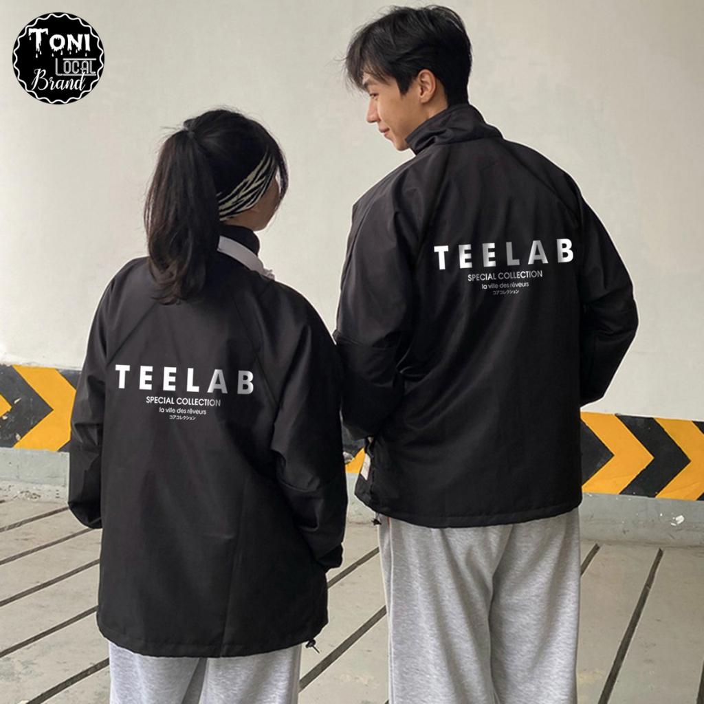 Hình ảnh Áo Khoác Dù Local Brand TEELAB Jacket Mero 2 lớp dày form rộng Unisex cổ bẻ (D2100L - Full Box - Kèm Video Ảnh Thật)