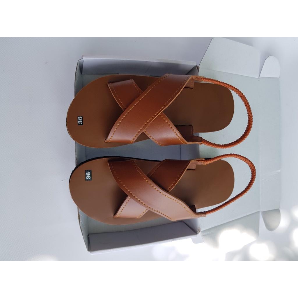 sandal đồng nai dép quai hậu nữ ( đế bò quai bò hậu thun ) size từ 34 nữ đến 42 nữ