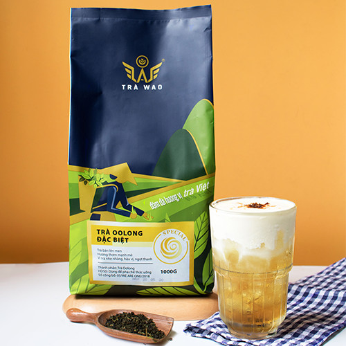 Trà Oolong Đặc Biệt WAO (1kg/túi) cao cấp, pha trà sữa và trà trái cây thơm ngon