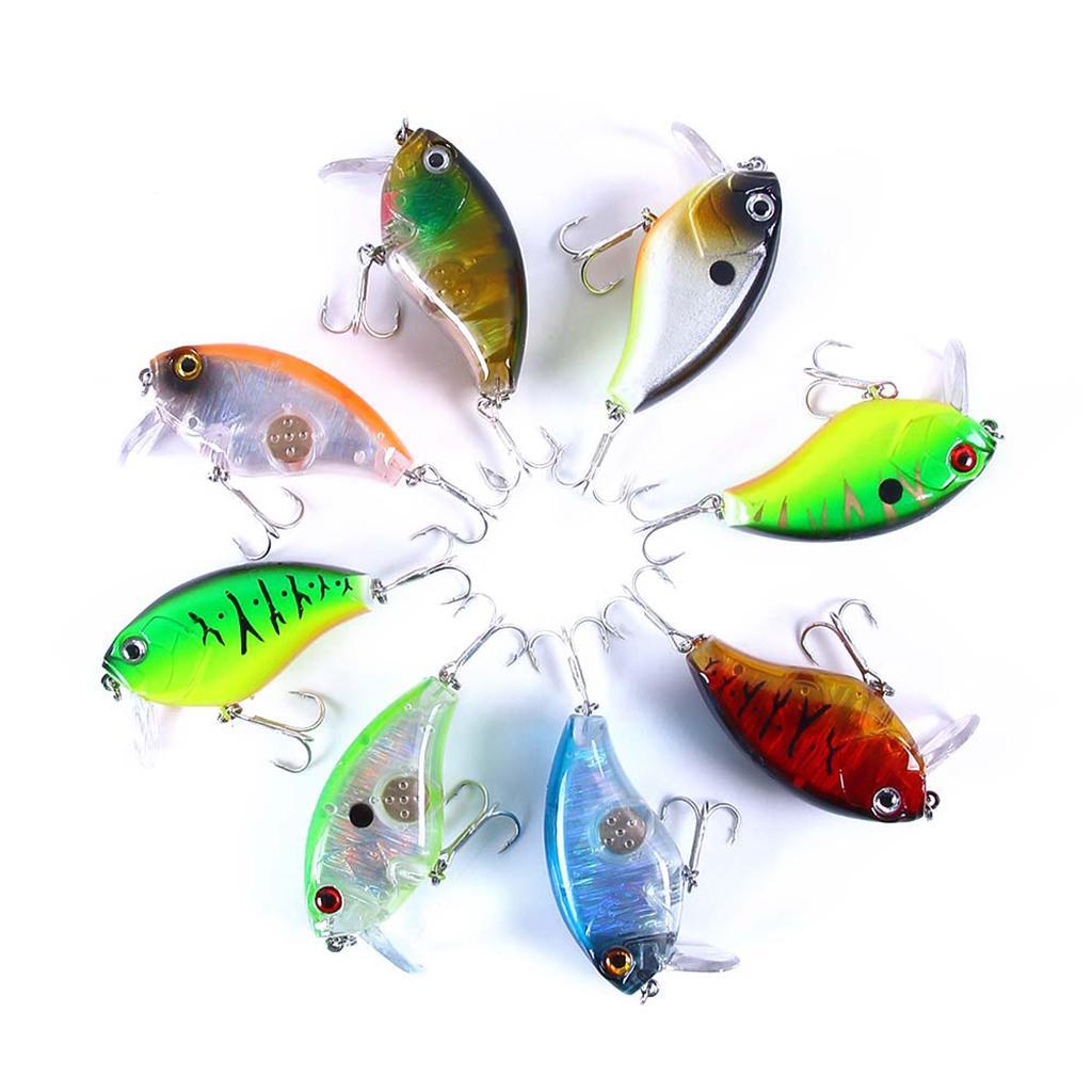 1pcs Colorful Crankbaits Fishing Lure Hard Bait For Bass Trout Perch