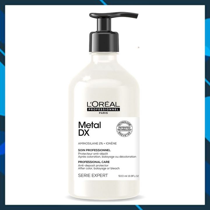 DƯỠNG CHẤT PHỤC HỒI THẢI ĐỘC KIM LOẠI L'OREAL PRO METAL DX CARE SAU KHI NHUỘM TẨY 500ML