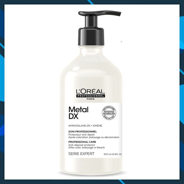 DƯỠNG CHẤT PHỤC HỒI THẢI ĐỘC KIM LOẠI L'OREAL PRO METAL DX CARE SAU KHI NHUỘM TẨY 500ML (CHAI)