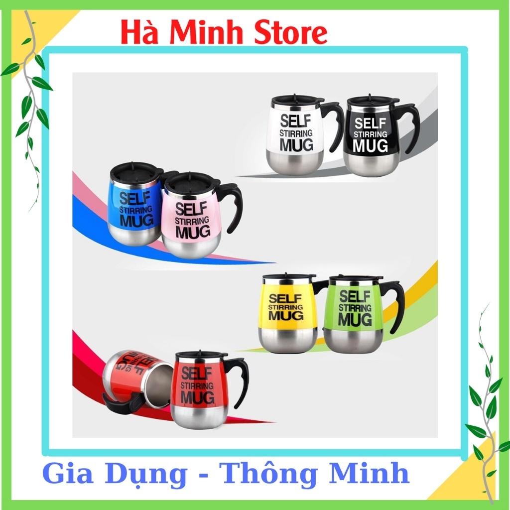 Cốc Cafe Tự Khuấy, Giữ Nhiệt, Giúp Đánh Tan Đường Sữa Các Loại Đồ Uống Tự Động Nhanh Chóng Tiện Lợi - Gia Dụng Hà Minh
