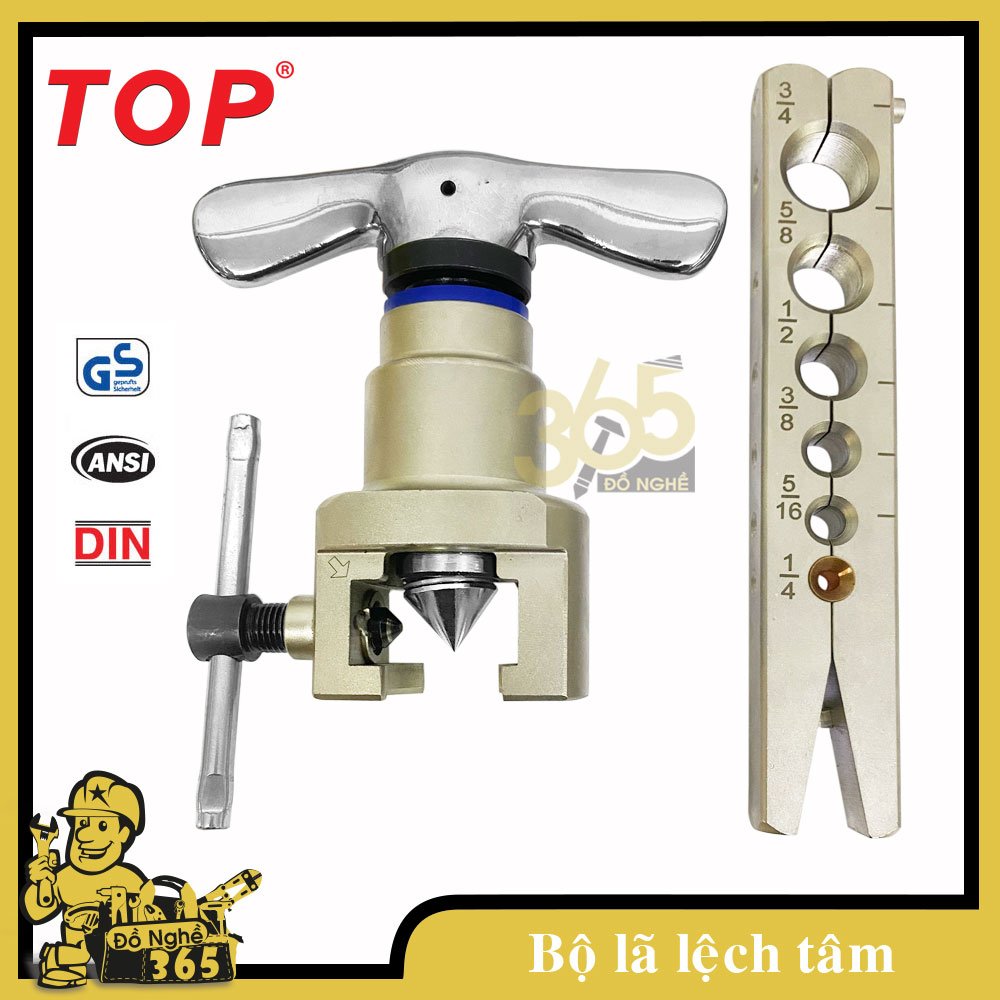 BỘ LÃ ỐNG ĐỒNG LỆCH TÂM TOP lã, nong, cắt, uốn ống đồng