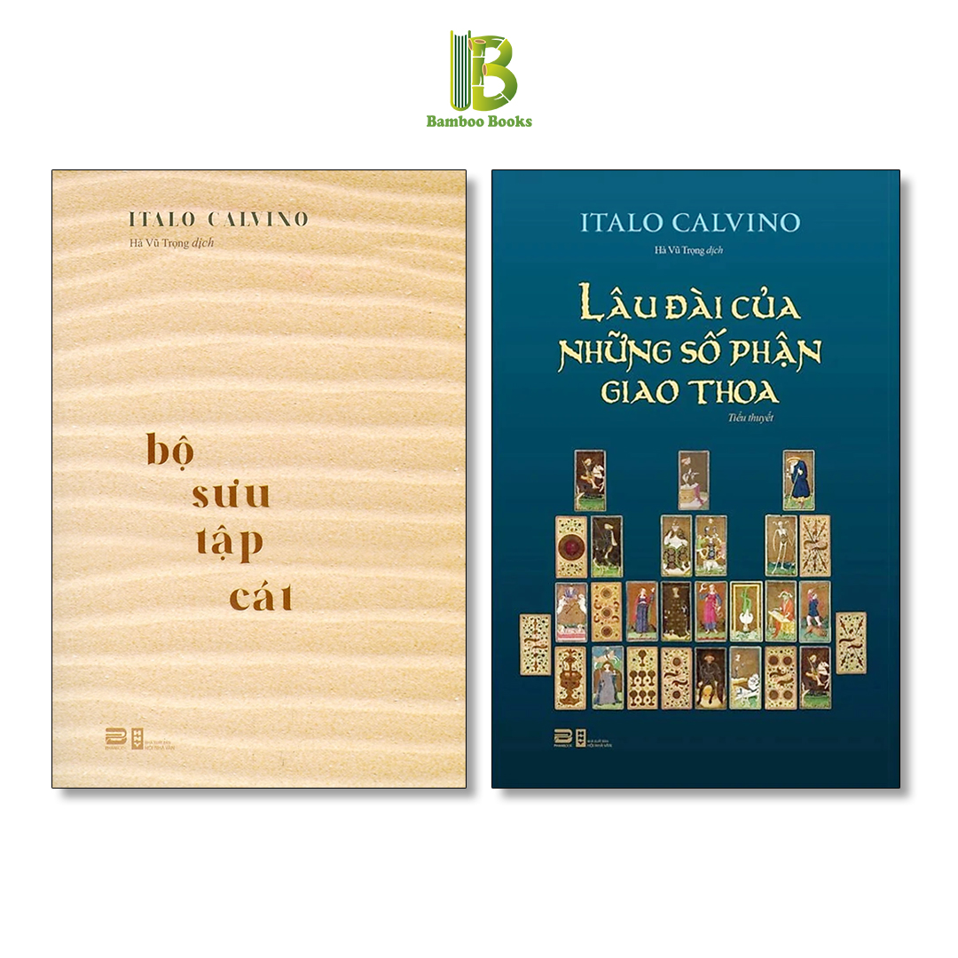 Sách - Combo 2 Tác Phẩm Của Italo Calvino: Bộ Sưu Tập Cát + Lâu Đài Của Những Số Phận Giao Thoa - Phanbook