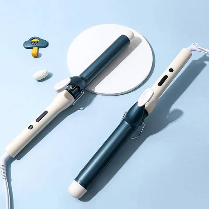 Máy uốn tóc xoăn tự động xoay 360 độ phủ gốm sứ trục 28mm, 3 mức chỉnh nhiệt an toàn