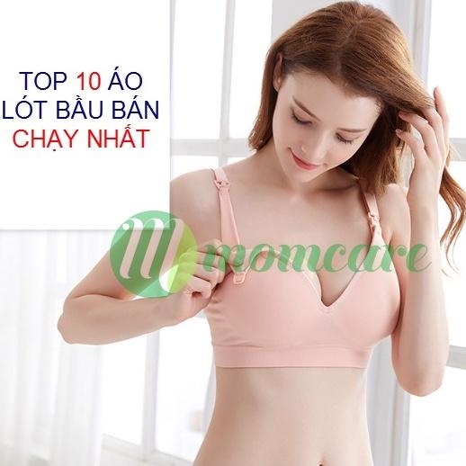 Áo Lót Bầu Cho Con Bú- Không Gọng -Nâng Ngực chống chảy xệ - Đệm Vừa Đẹp Và Sang Trọng Hàng QC loại 1 (A08)