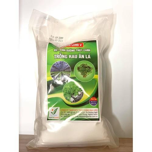 Bột dinh dưỡng Thuỷ canh gia viên Hydro Land V cho rau ăn lá - bịch 1kg