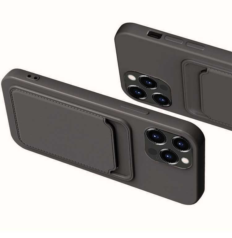 Ốp lưng dẻo MIPOW Card Bag TPU Leather có khe ví đựng thẻ cho iPhone 15 Series - Hàng chính hãng