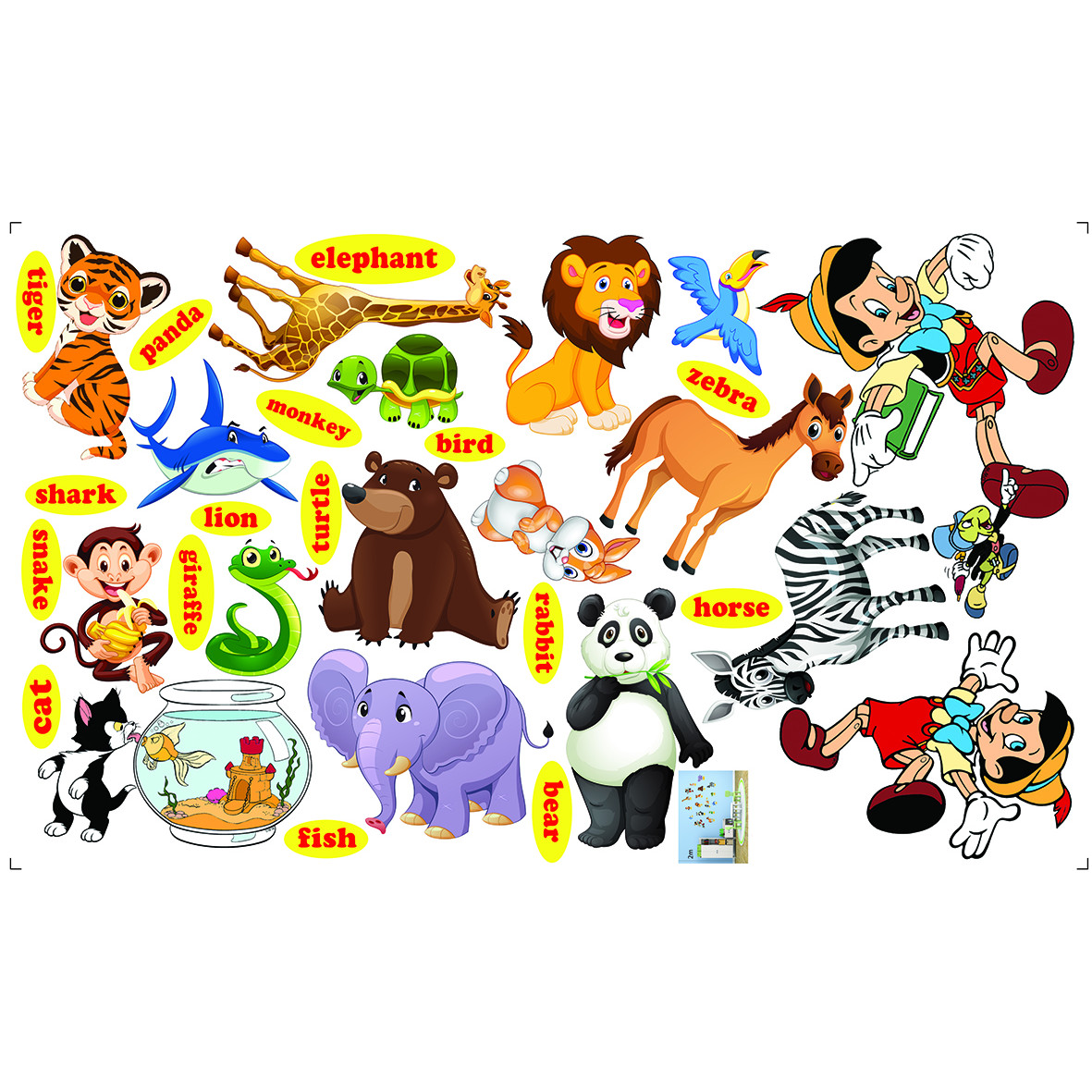 Decal trang  trí phòng bé số 20