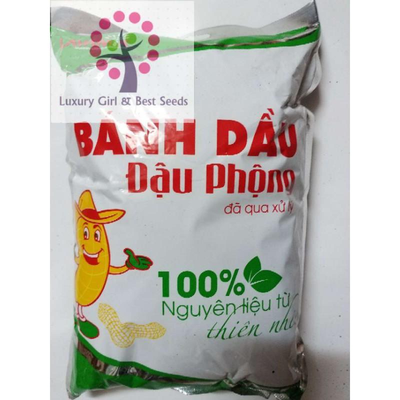 Phân Bón Bánh Dầu Đậu Phộng LAVAMIX 1KG Đã Qua Xử Lý 100% Nguyên Liệu Từ Thiên Nhiên - Shop Phân Bón và Hạt Giống