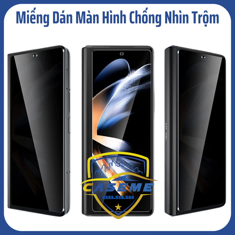 Kính Cường Lực Chống Nhìn Trộm Dành Cho Samsung Galaxy Z Fold5 – Dán Full Màn Hình Ngoài - Hàng Nhập Khẩu