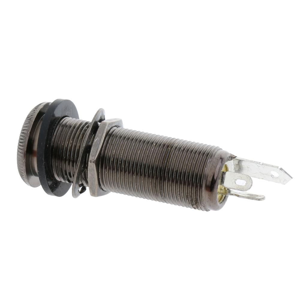 Sunnimix Guitar 6.35 Mm Jack Cắm Đầu Cắm Cho Đàn Guitar Điện Phần Bass Phụ Kiện
