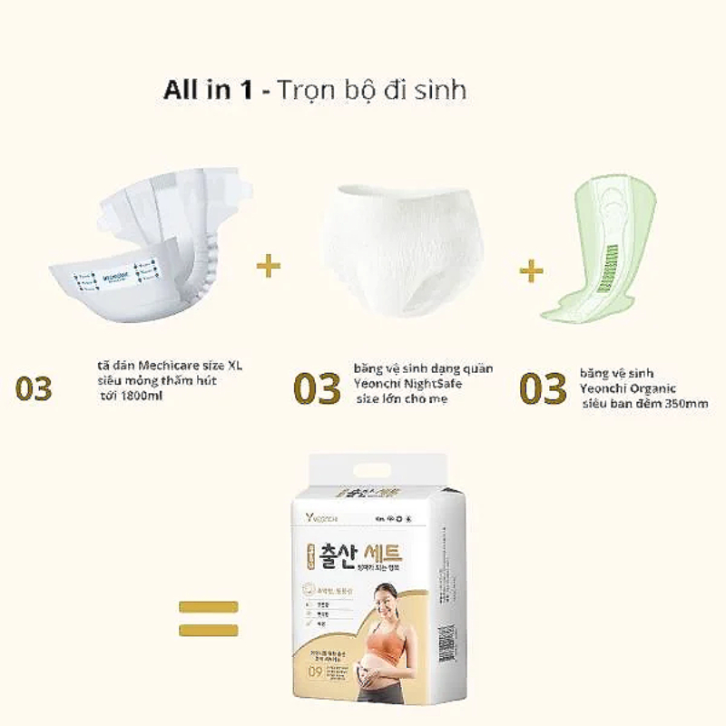 Combo dành cho mẹ đi sinh Yeonchi