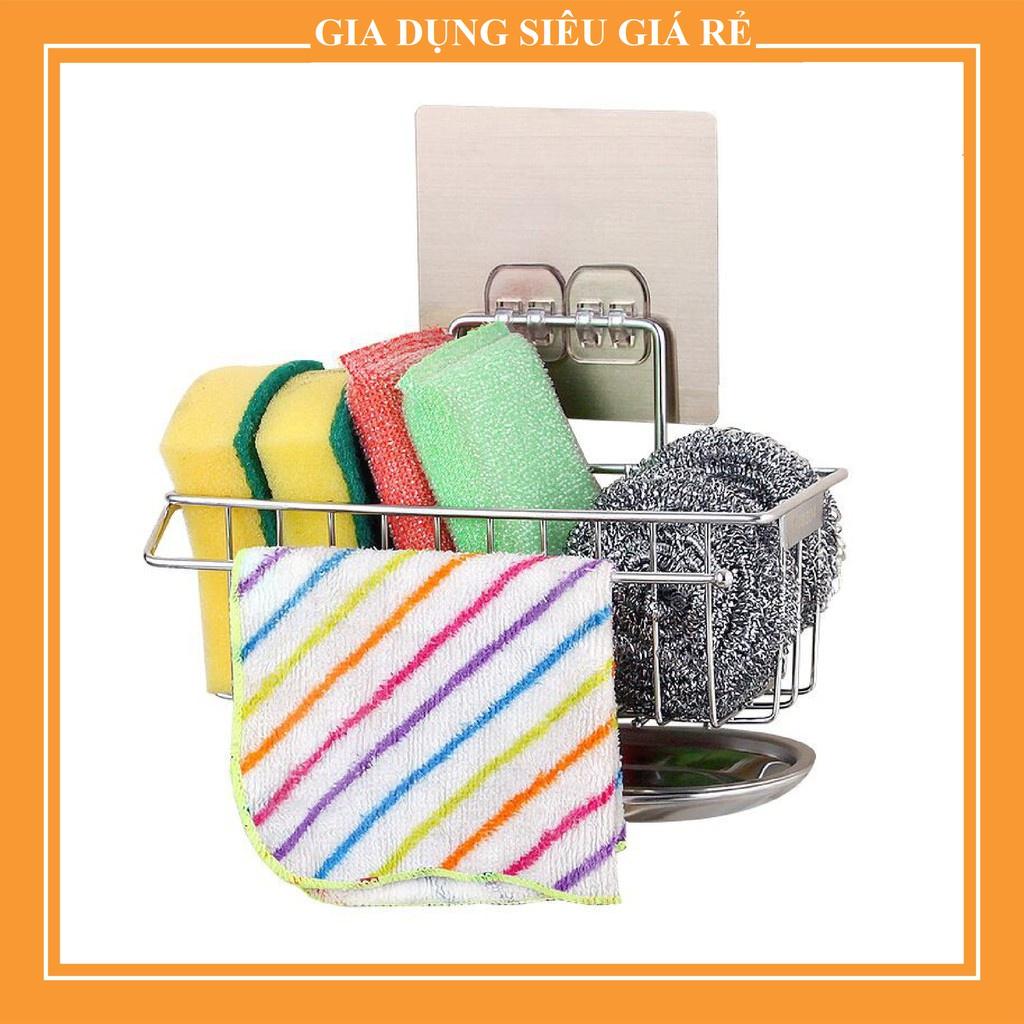 KỆ INOX ĐỰNG ĐỒ RỬA BÁT GẮN TƯỜNG KÈM KHAY HỨNG NƯỚC