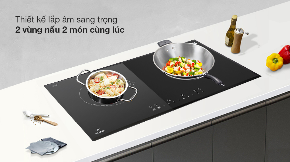 Bếp từ hồng ngoại lắp âm Pramie 2101 - Hàng chính hãng