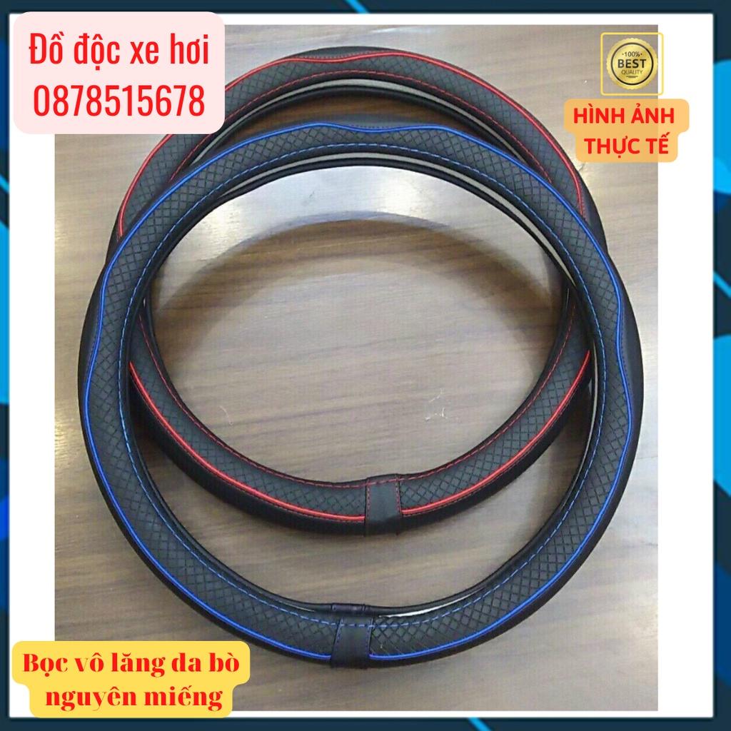 Bọc vô lăng cao cấp bọc tay lái ô tô chất liệu da bò chống trượt thoáng khí, cực đầm tay, siêu bền cho mọi loại xe