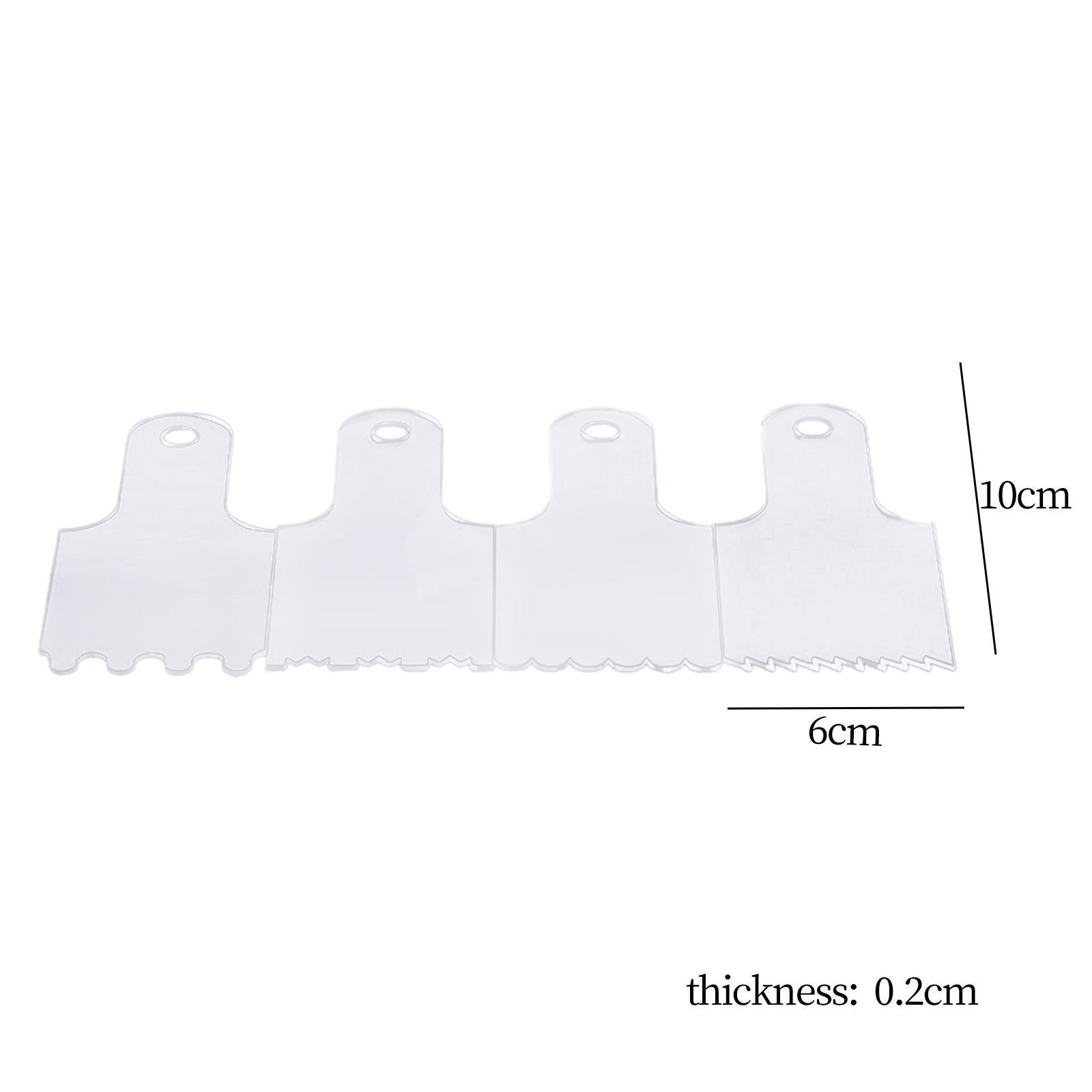 20x Cake Scraper Decorating Tool Supplies Icing for Kitchen Wedding