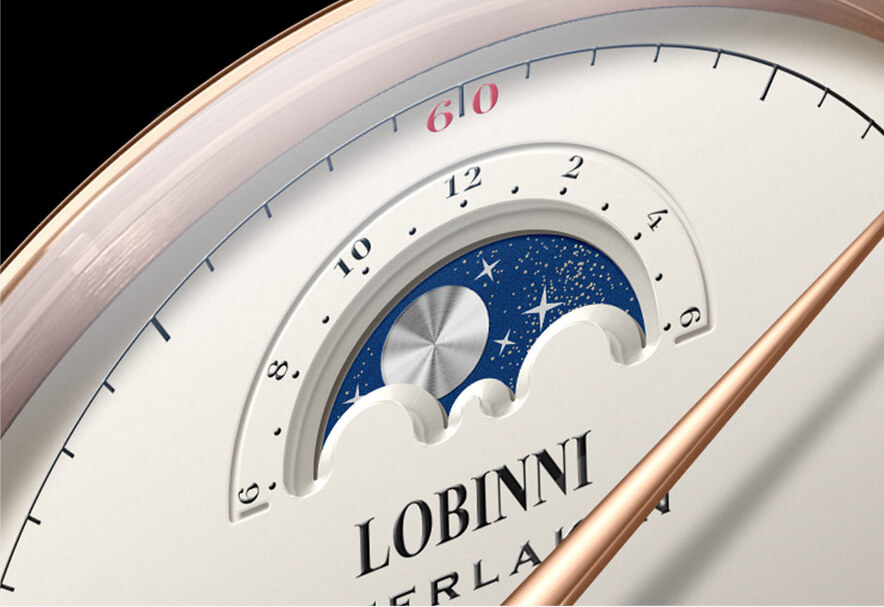Đồng hồ nam chính hãng LOBINNI L13022-5,kính sapphire,chống xước,chống nước 50m,Bh 24 tháng,máy cơ (automatic)