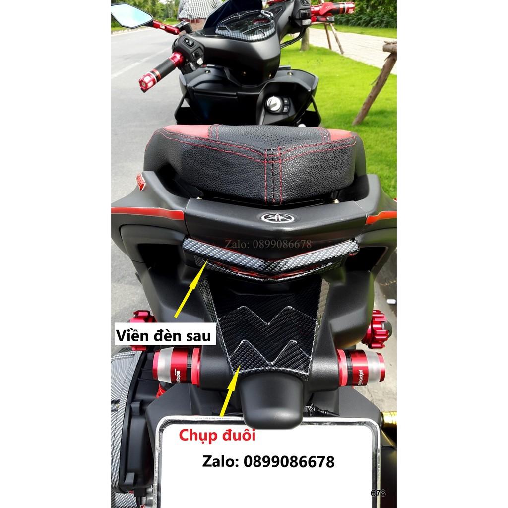 Phụ Kiện Ốp Carbon Dành Cho Xe NVX 125, 155 V1 2017, 2018, 2019, 2020 - Hàng loại 1