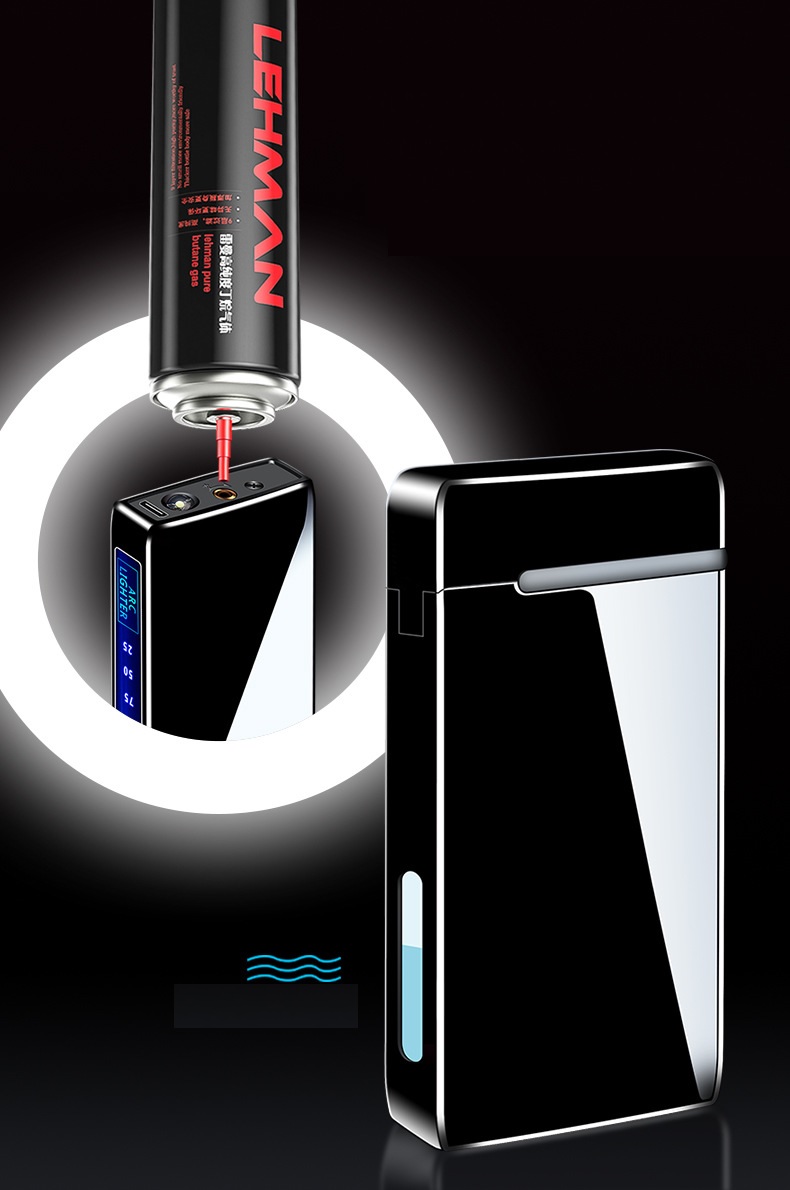 Bật lửa 2 chế độ  Điện và Gas tích hợp đèn pin siêu sáng kiểu dáng sang trọng, tiện lợi