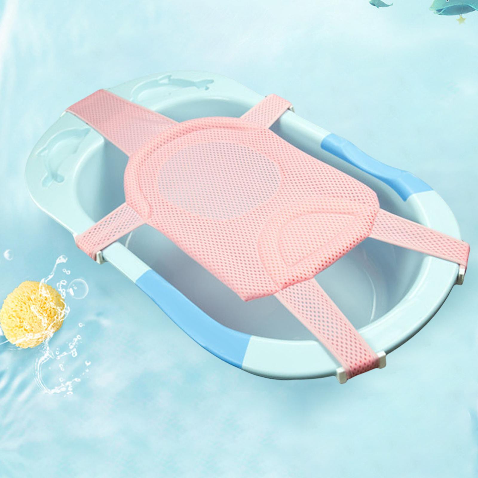 2Pcs Bath Seat Support Cushion Mat Bathing Accessories for Bath Tub Kids
