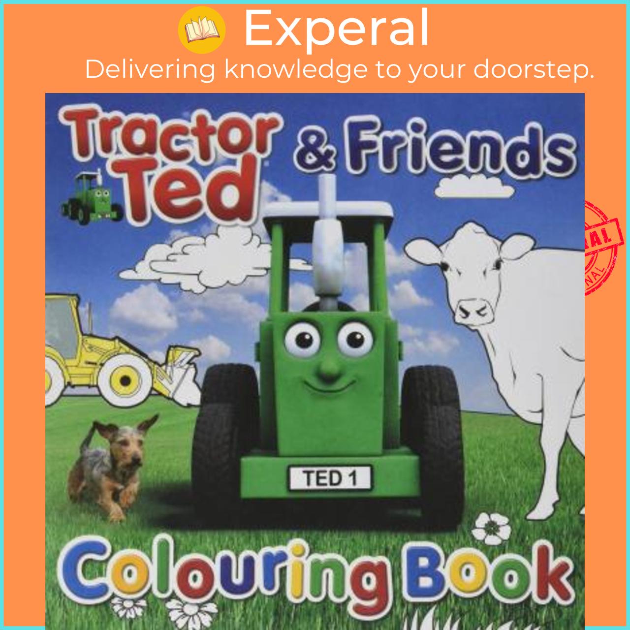 Sách - Tractor Ted Colouring Book by Alexandra Heard (UK edition, paperback)