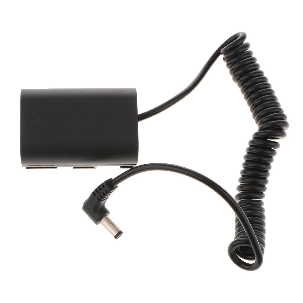 DR E6 DC Coupler Dummy Battery Power Supply for DSLR Cameras