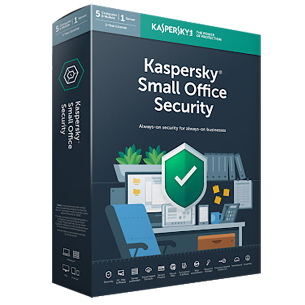 Kaspersky Small Office Security 1server  5PC - KSOS 5 - Hàng chính hãng