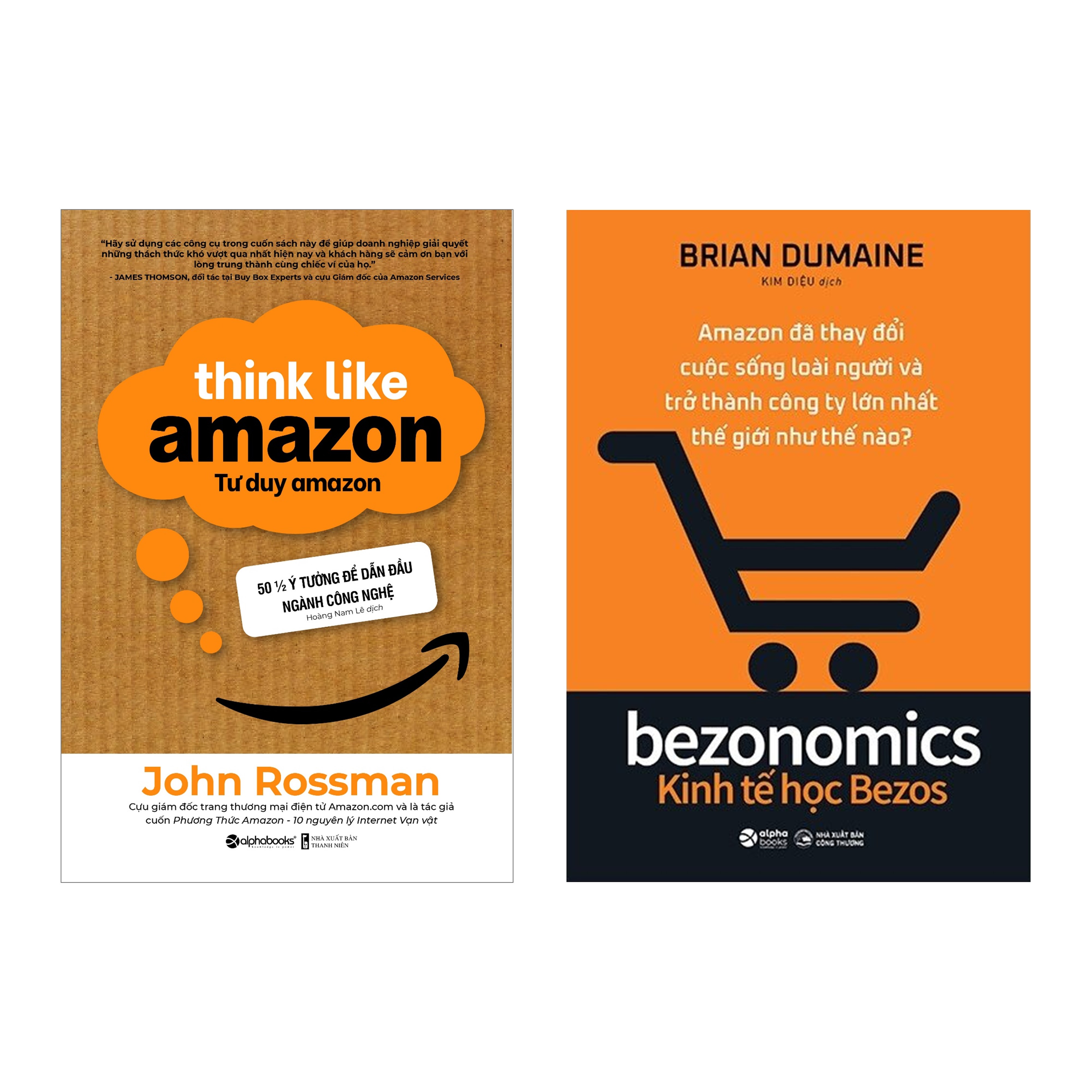 Combo: Kinh Tế Học Bezos + Tư Duy Amazon