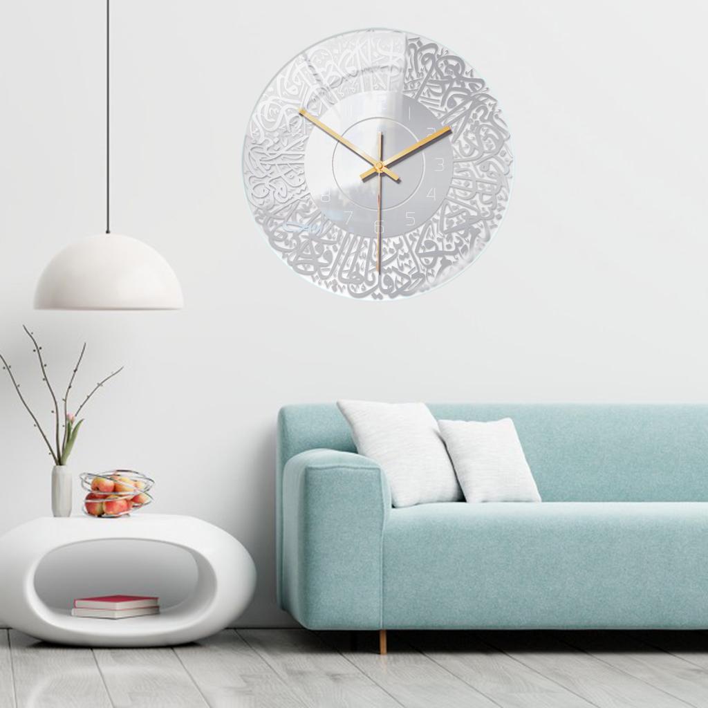 30cm Silent Wall Clock Home Bedroom Decor