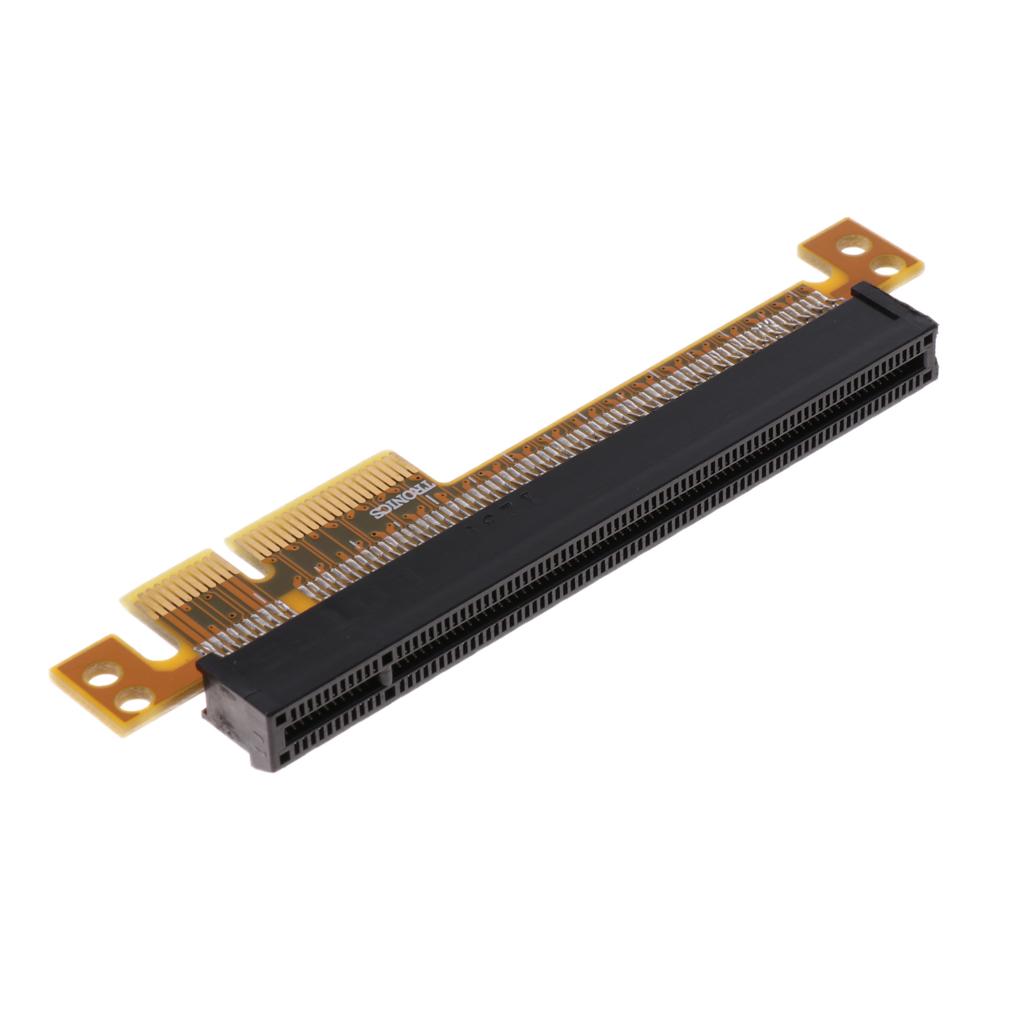 1Piece PCI-E PCI-Express 4X to 16X Riser Extension Card Graphic Card Slot Converter