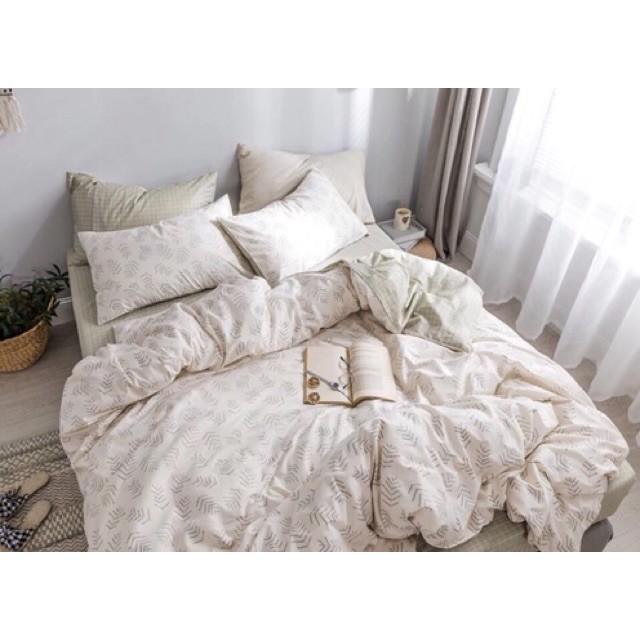 Bộ ga gối cotton Living