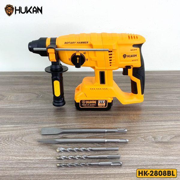 MÁY KHOAN PIN BÊ TÔNG 3.2J HK-2808BL HUKAN  (2 PIN ) - HÀNG CHÍNH HÃNG