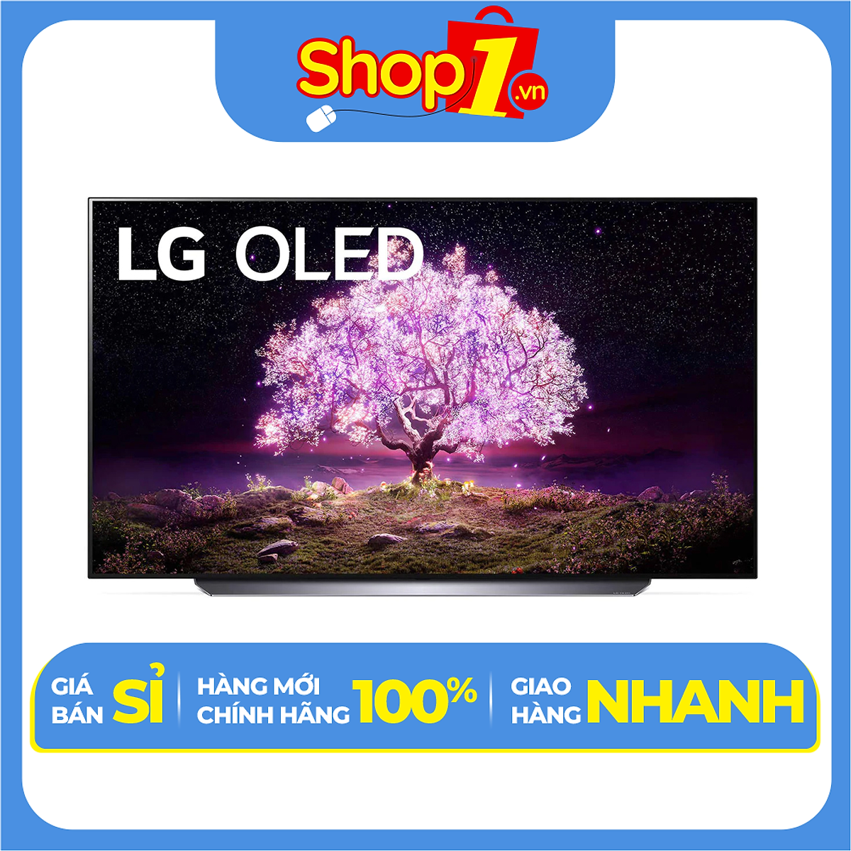Smart Tivi OLED LG 4K 77 inch 77C1PTB - Hàng Chính Hãng - Chỉ Giao Hà Nội