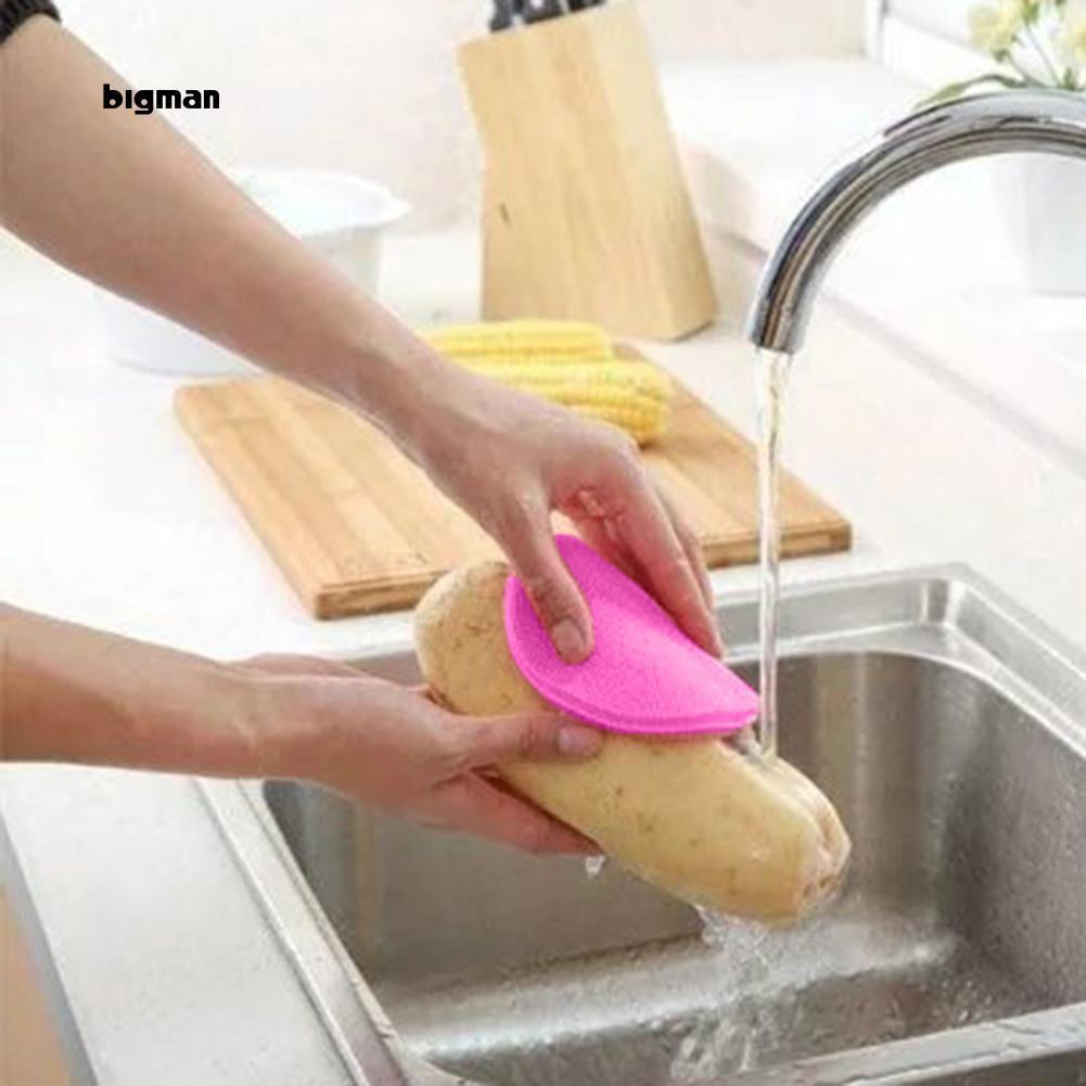 Miếng silicon rửa chén dĩa đa năng-