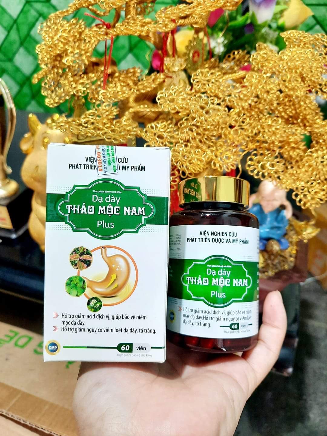 DẠ DÀY THẢO MỘC NAM. HỖ TRỢ BẢO VỆ NIÊM MẠC DẠ DÀY GIẢM ACID DỊCH VỊ.