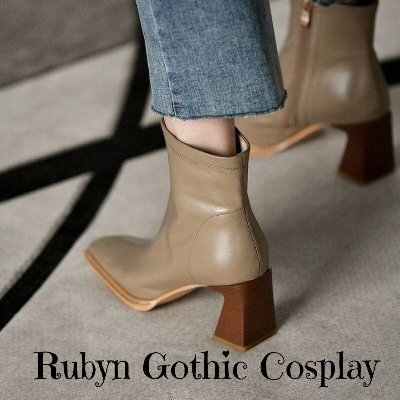 Giày Boots Cao Gót Thu Đông hot trend ( Size 34 - 39 ), B17