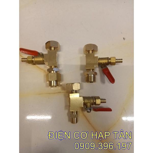 Bộ giảm áp máy xịt rửa xe để xịt rửa máy lạnh răng 14mm, răng 22mm