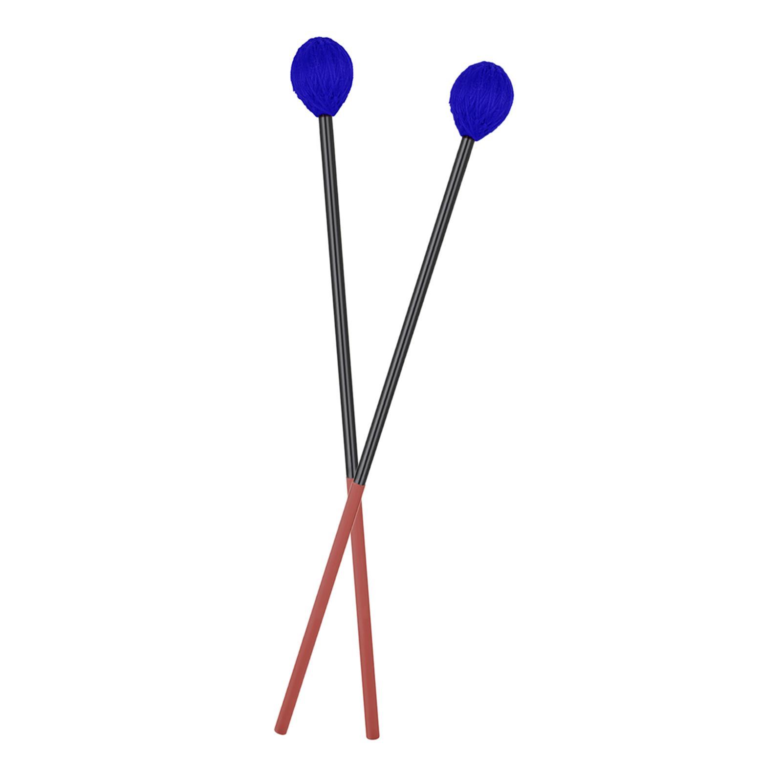 2 Pairs Marimba Mallet Sticks for Wood Block Chime
