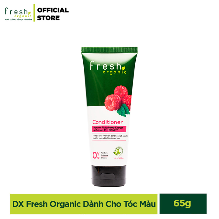 Bộ Đôi Gội 250g - Xả 65g Dành Cho Tóc Nhuộm Fresh Organic Rasberry chính hãng