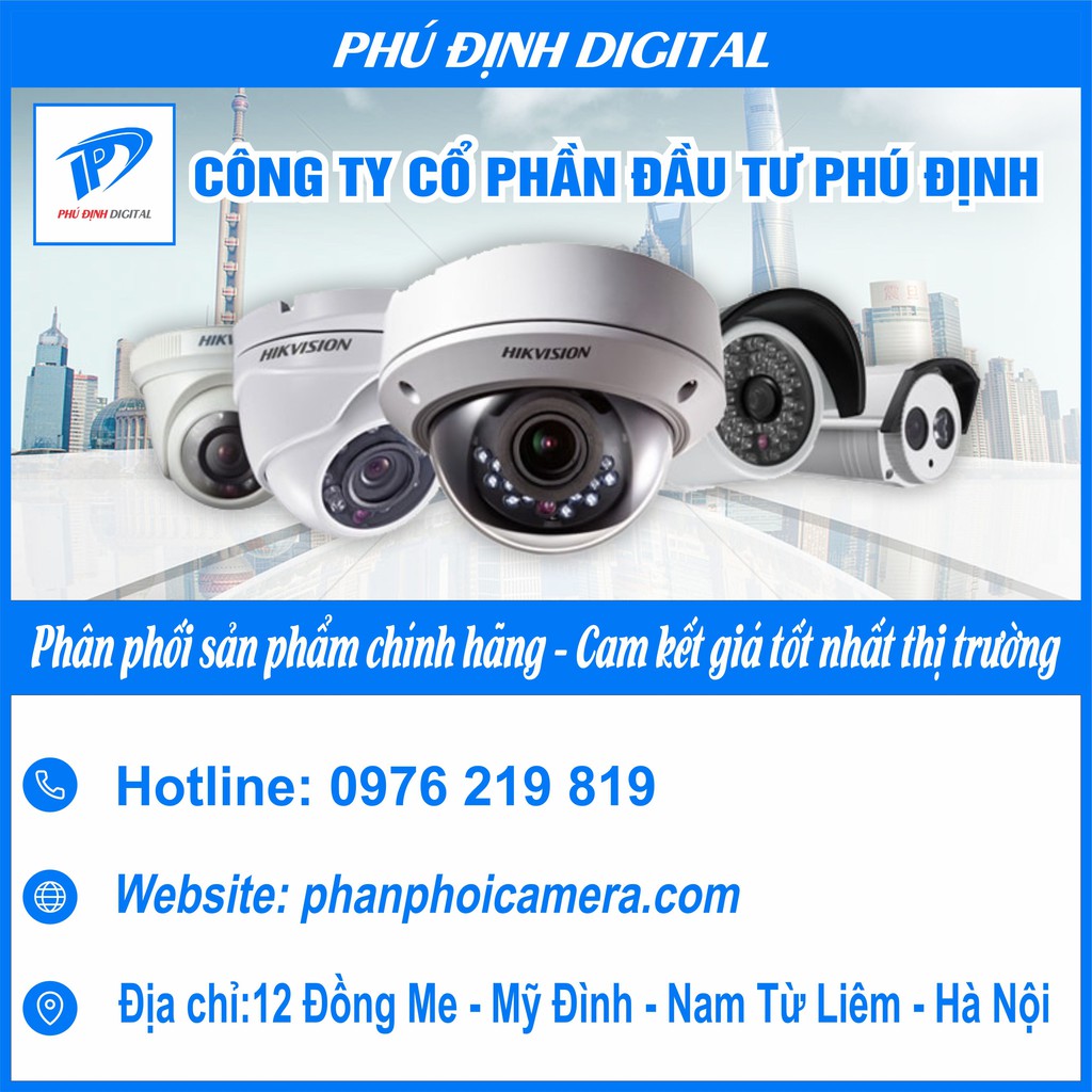 Hàng chính hãng - Camera IP 4MP có mic HIKVISION mã DS-2CD2143G2-IU