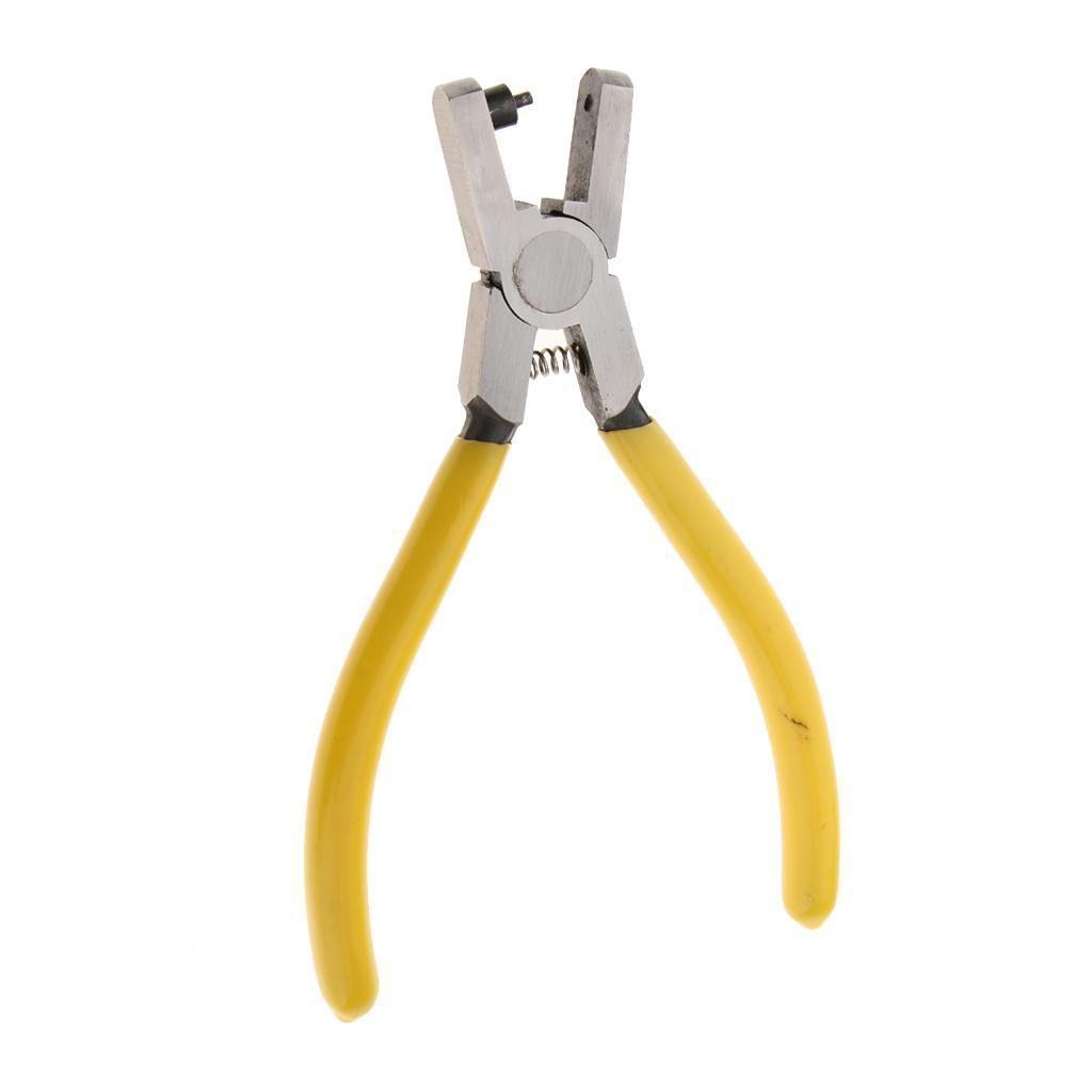 Watch Band Wrist Leather Strap Eyelet Hole Punch Plier Repair Hand Kit Tool