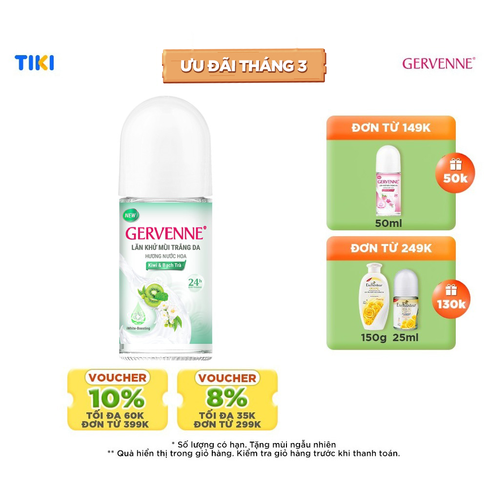 Lăn khử mùi nước hoa Gervenne 50ml/ Chai